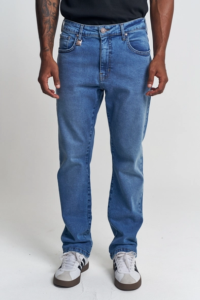 Calça Jeans Masculina Cintura Média - Leo