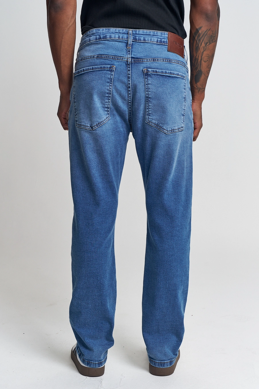 Calça Jeans Masculina Cintura Média - Leo Índigo 3