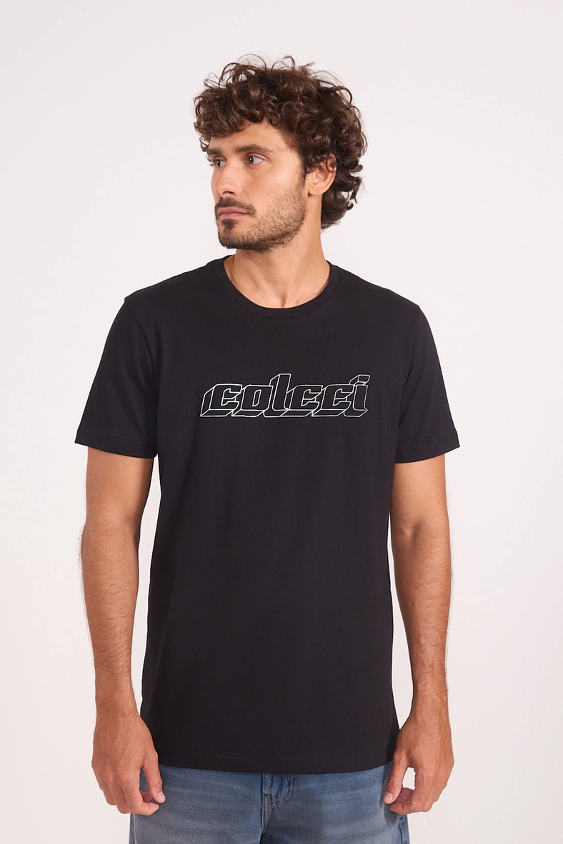 Camiseta Masculina Algodão Nobre Relevo