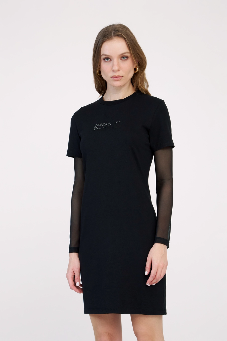 Vestido Curto T-shirt Comfort Preto 3