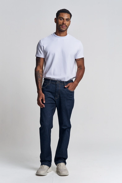 Calça Jeans Masculina Com Cintura Média - Leo
