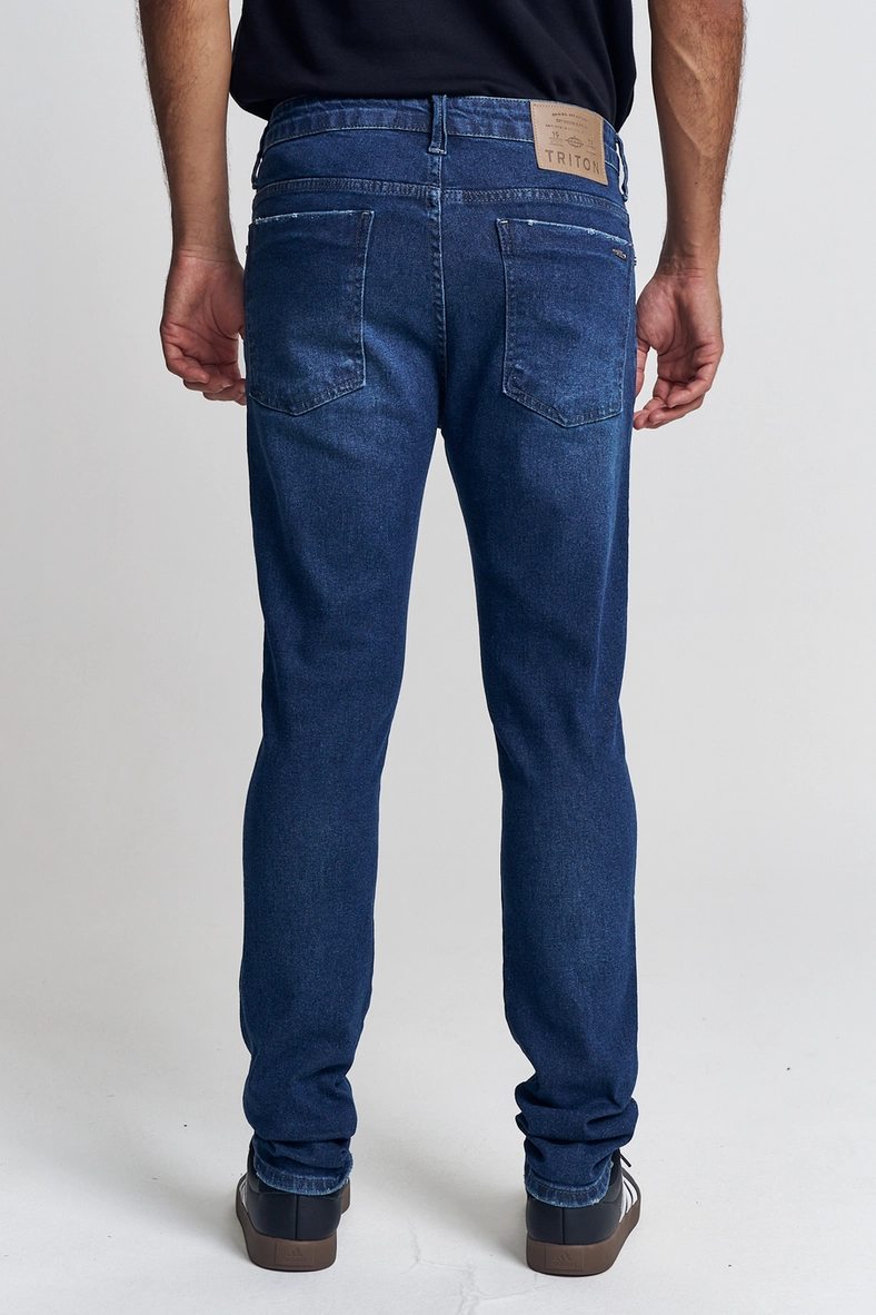 Calça Jeans Masculina Ultra Skinny - Bruno Índigo 3