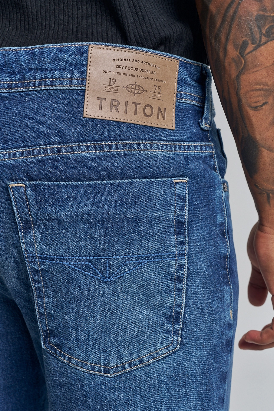 Calça Jeans Masculina Lavagem Suave - New Slim Índigo 5