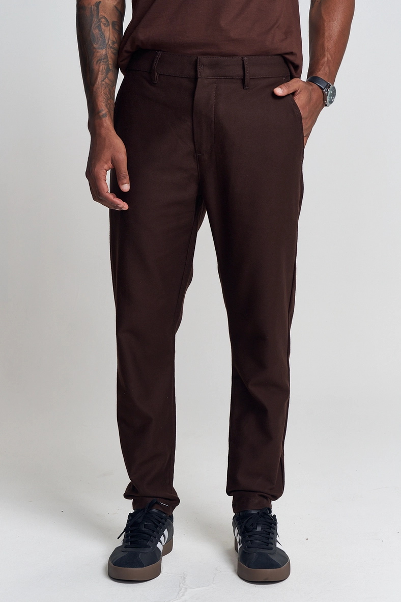 Calça Sarja Masculina - Harry Marrom 2