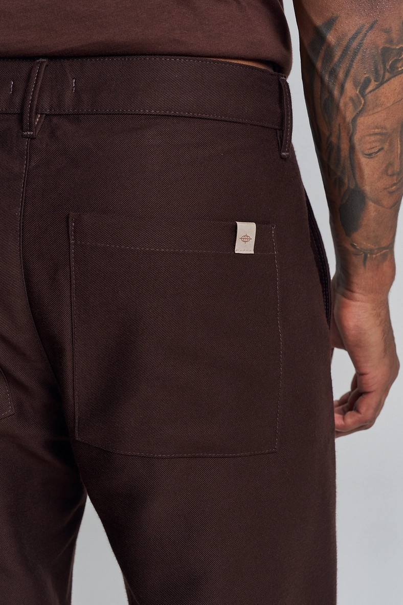 Calça Sarja Masculina - Harry Marrom 4