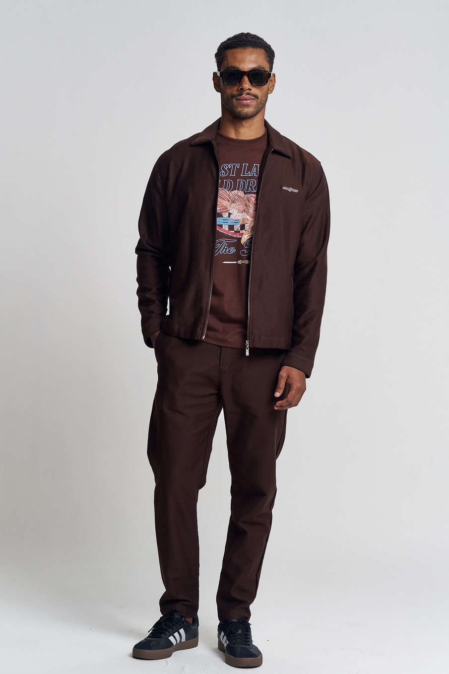 Calça Sarja Masculina - Harry Marrom 1