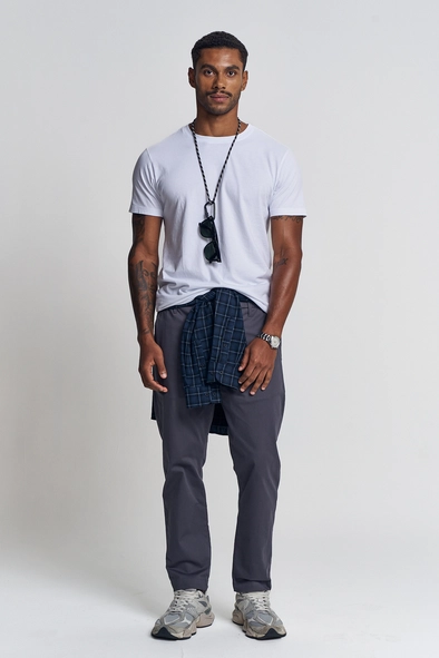 Calça Masculina Com Detalhe Metálico - Harry