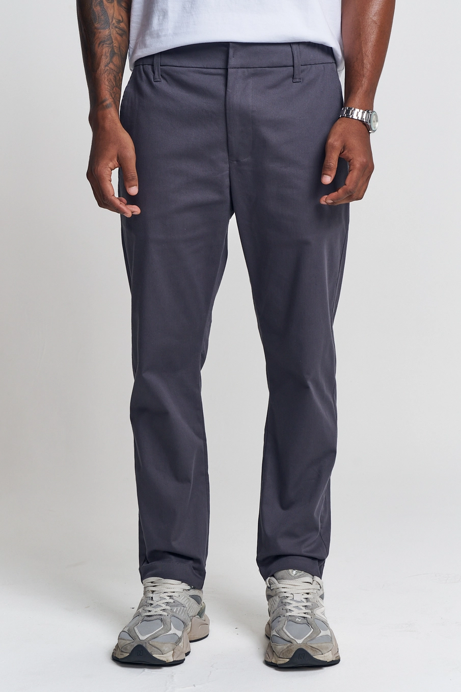 Calça Masculina Com Detalhe Metálico - Harry CINZA 2