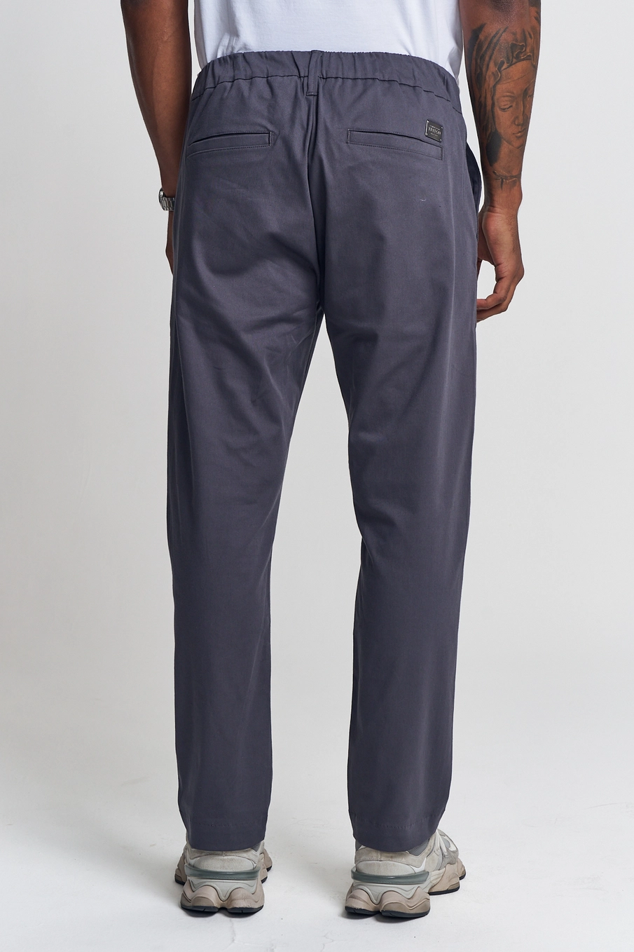 Calça Masculina Com Detalhe Metálico - Harry CINZA 3