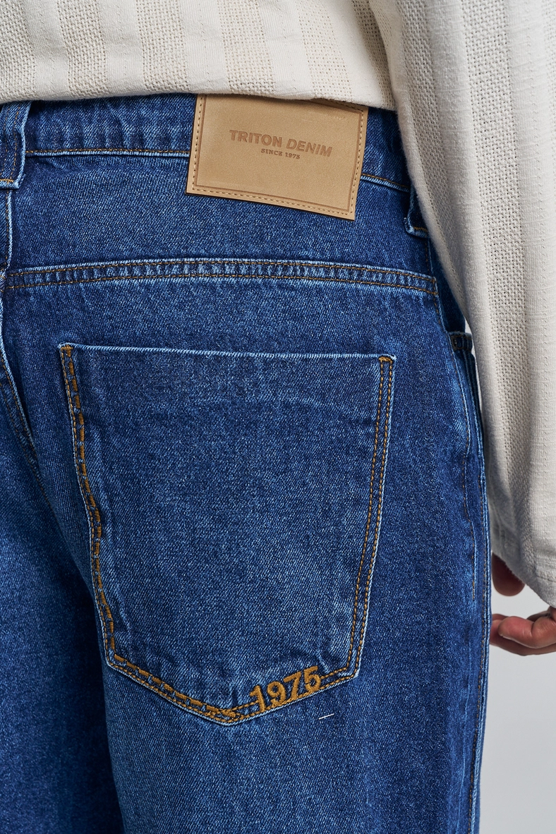 Calça Masculina Jeans Reta - Comfort Índigo 4