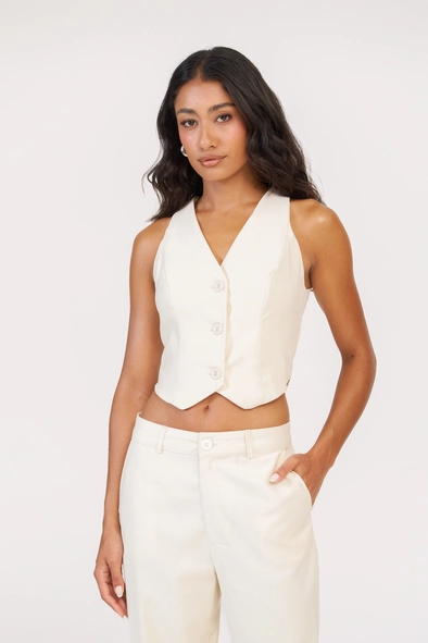 Colete Alfaiataria Feminino Slim