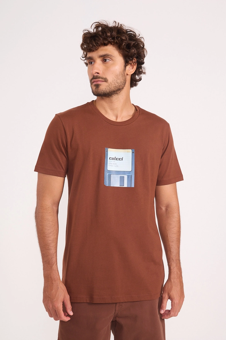 Camiseta Estampada Floppy Disk
