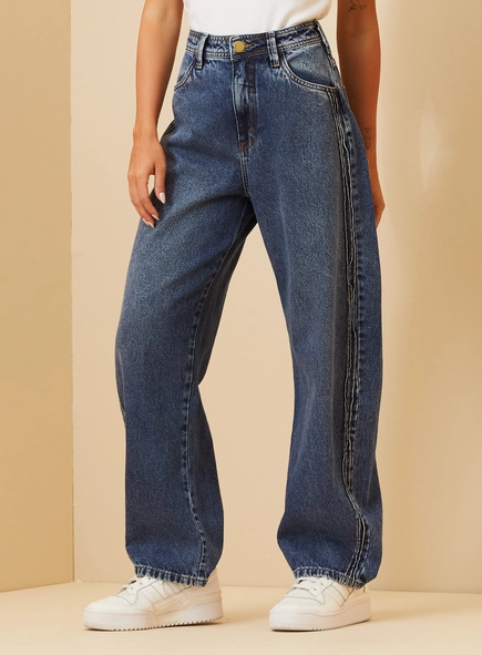 Calça Feminina Jeans - Barrel