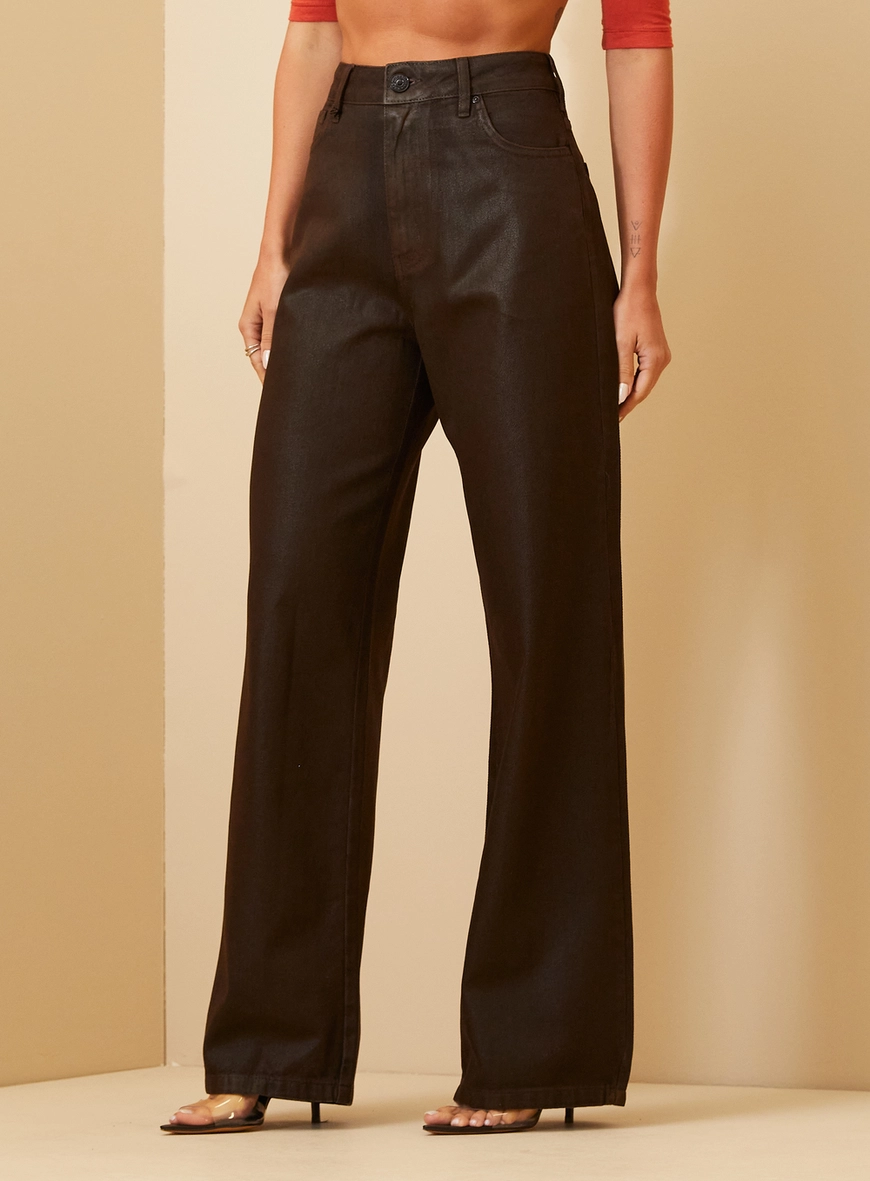 Calça Jeans New Loren Indigo Preto 2