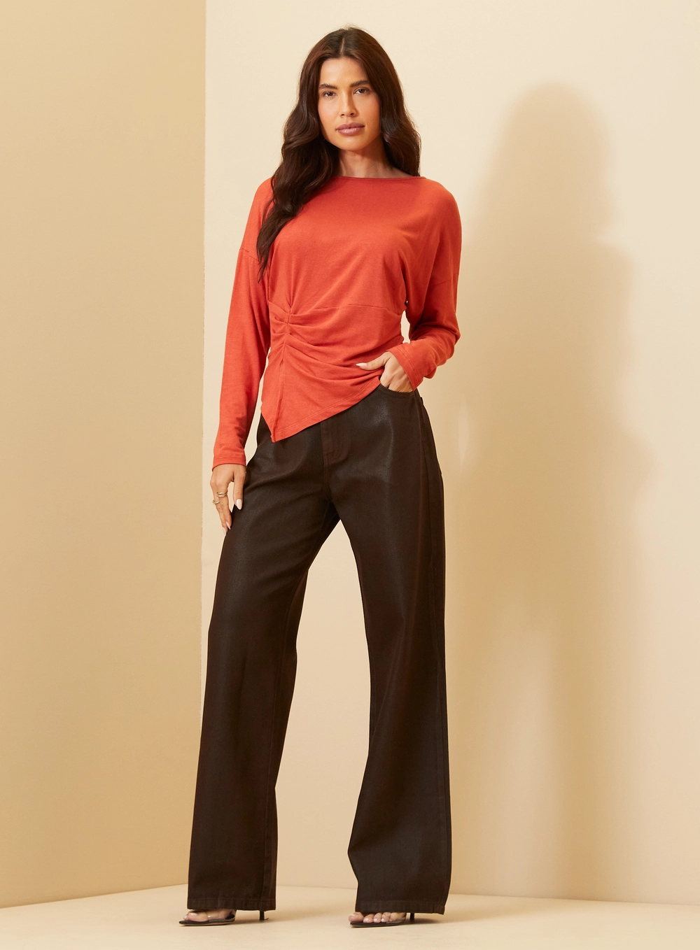 Calça Jeans New Loren Indigo Preto 1