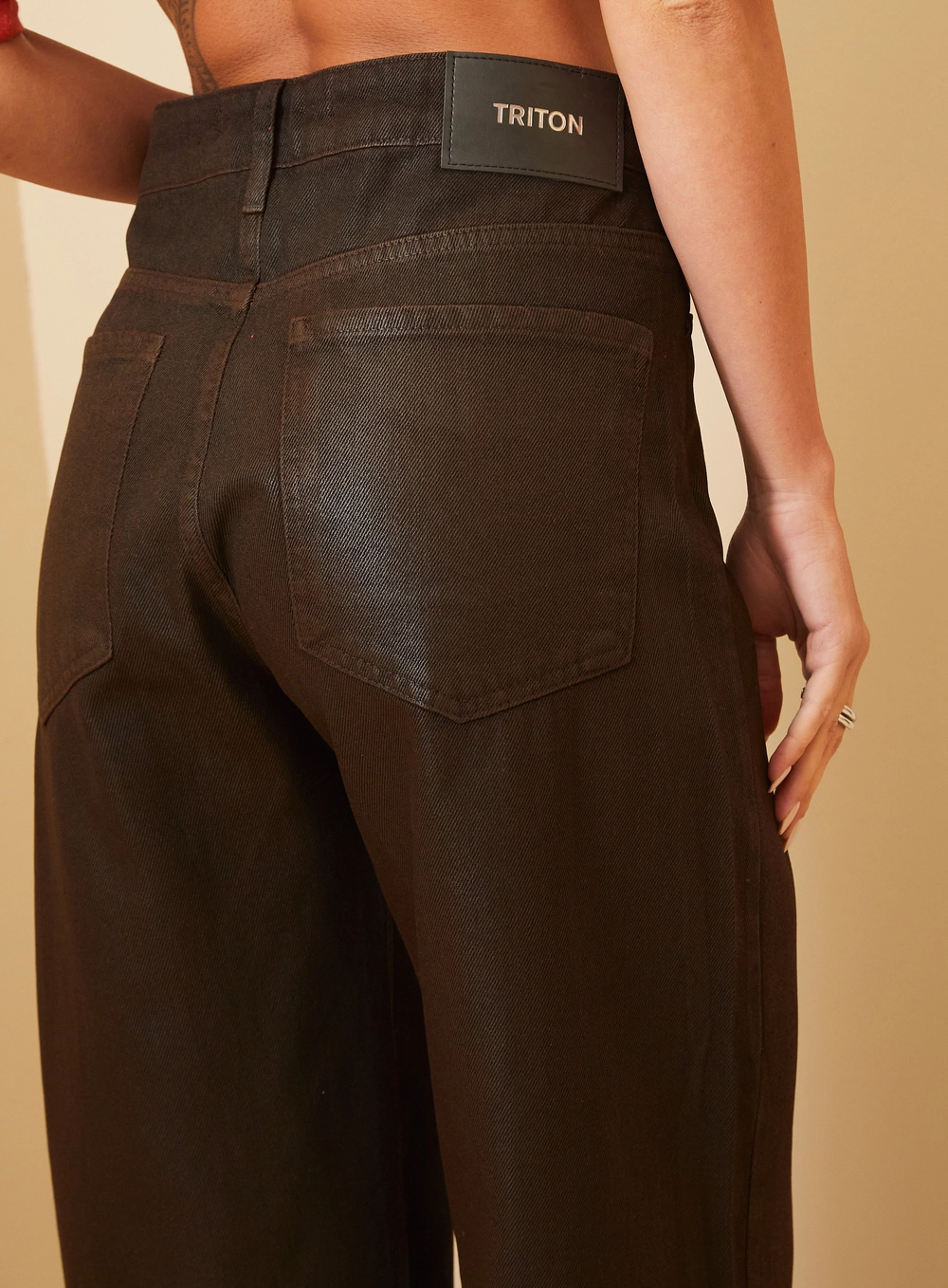 Calça Jeans New Loren Indigo Preto 3