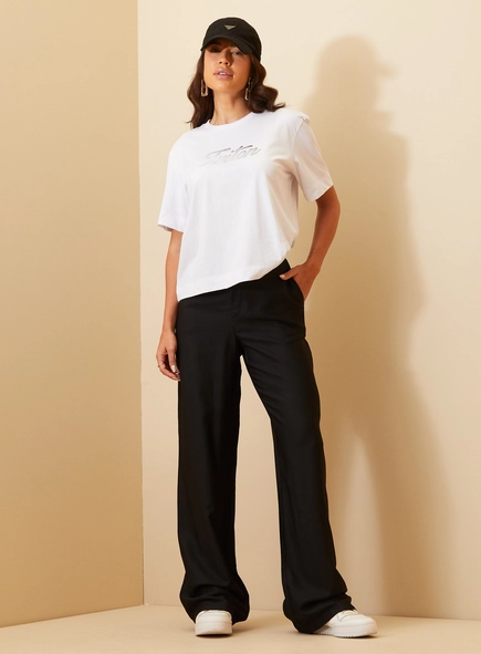 Calça Feminina Alfaiataria Pantalona