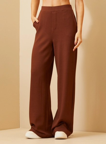Calça Feminina Wide Leg Canelada