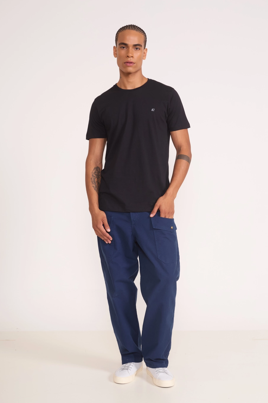 Camiseta Masculina Icon Black Preto