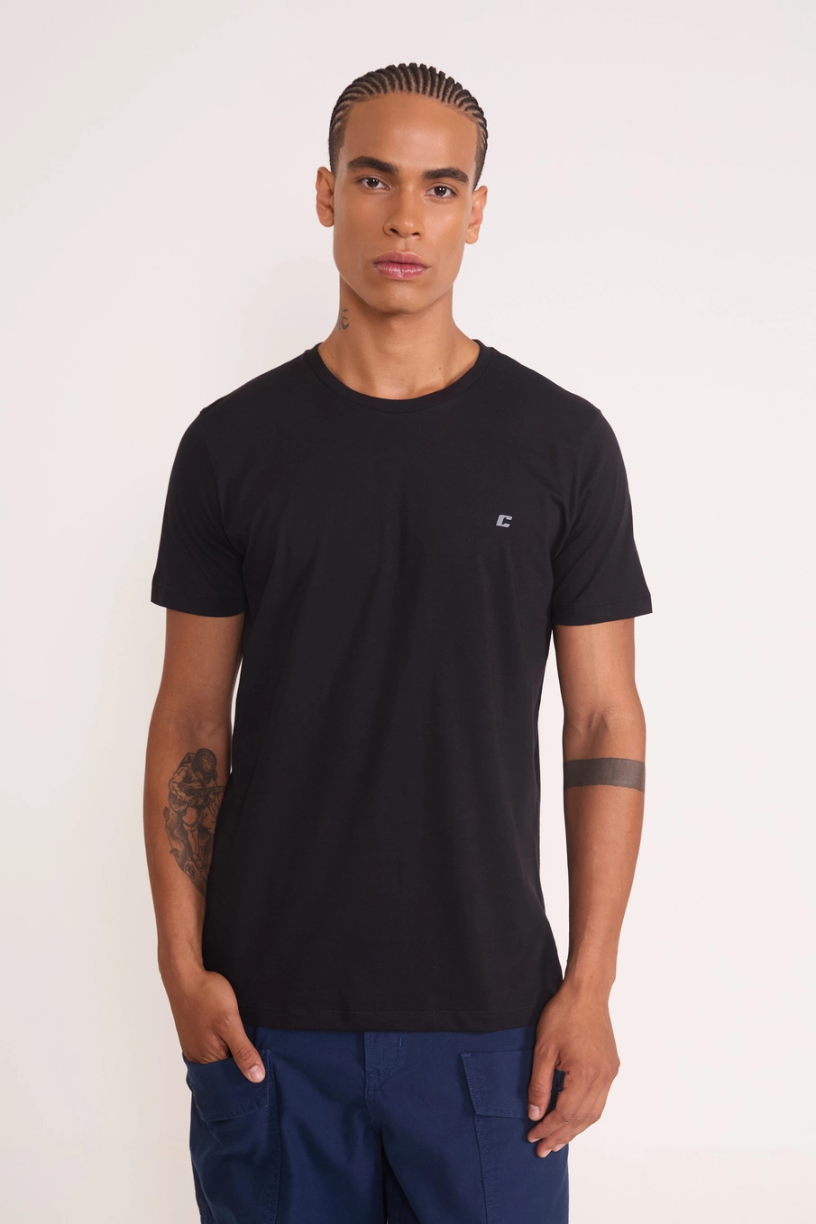 Camiseta Masculina Icon Black Preto