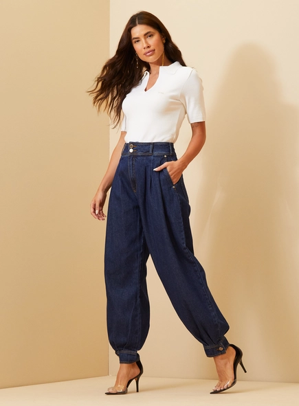 Calça Feminina Jeans Aladim Harem