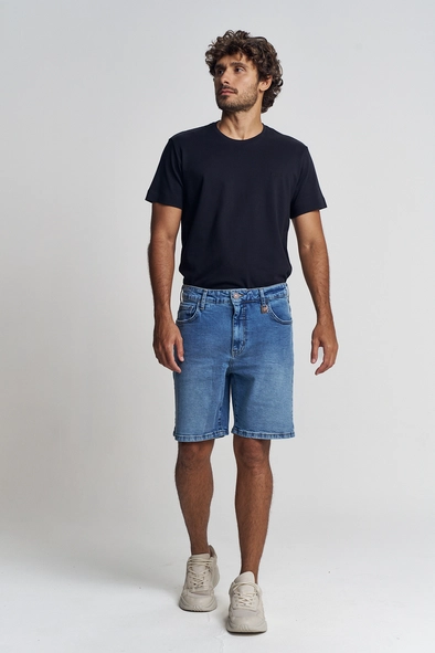 Bermuda Jeans Reta Luan