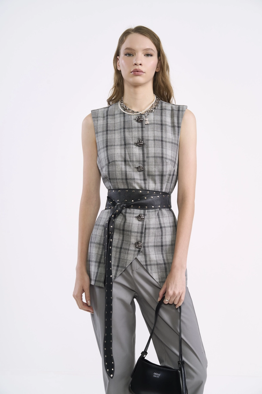 Blusa Colete Xadrez Heritage Estampados