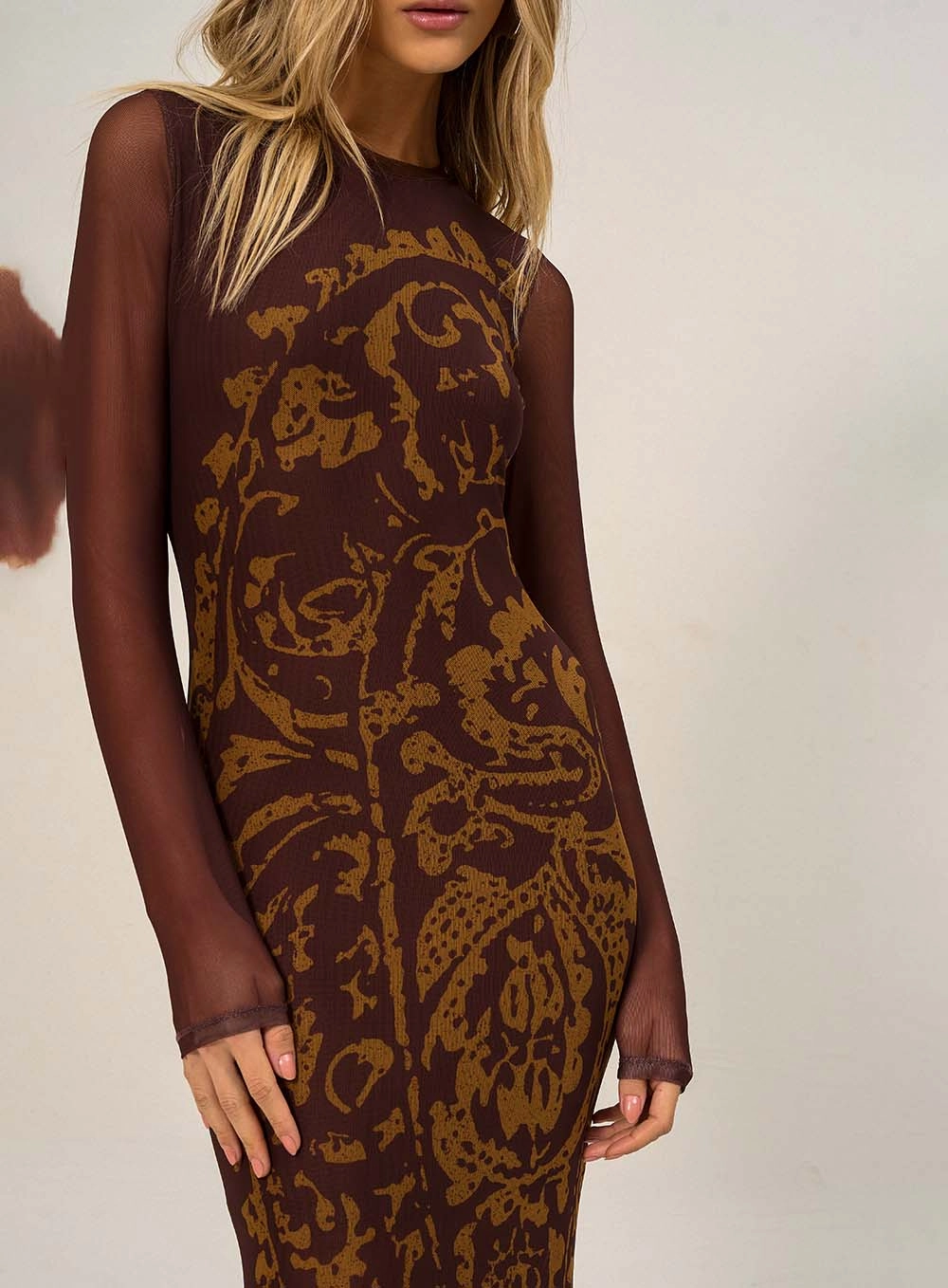 Vestido Longo Estampado Estampados 3