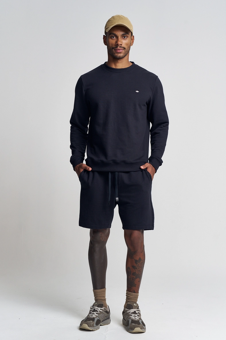 Bermuda Masculina Moletom Comfort Preto 1