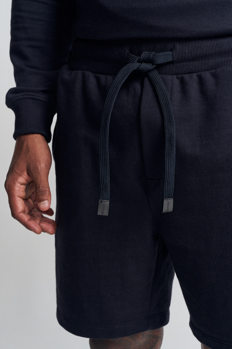 Bermuda Masculina Moletom Comfort Preto 5