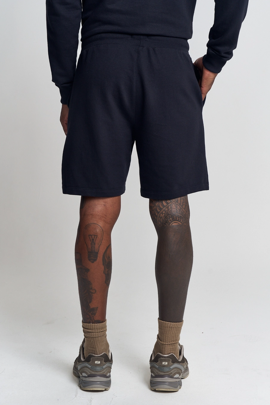 Bermuda Masculina Moletom Comfort Preto 3