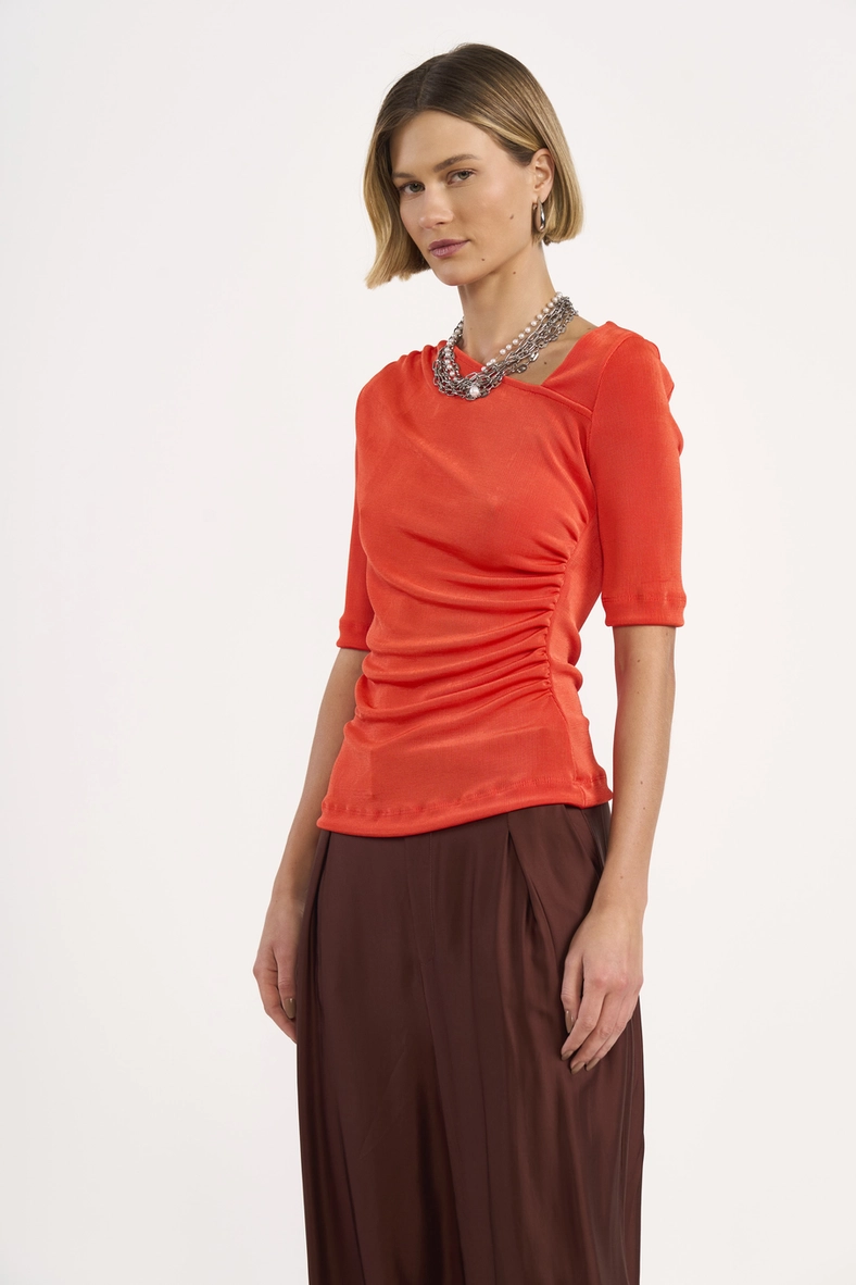 Blusa Feminina Justa Franzida