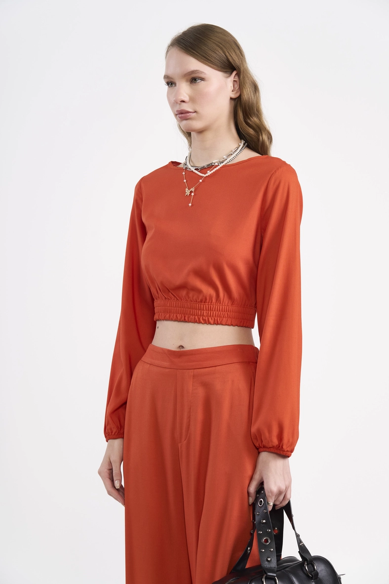 Blusa Cropped Fluidez