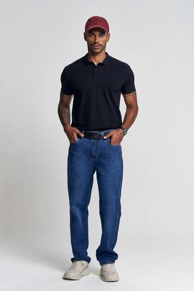 Polo Masculina Com Bordado - Fit