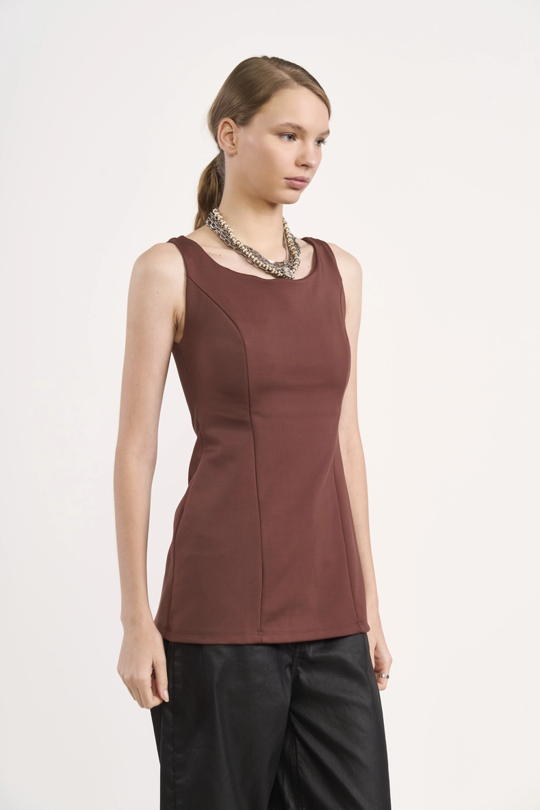 Blusa Estruturada Alongada