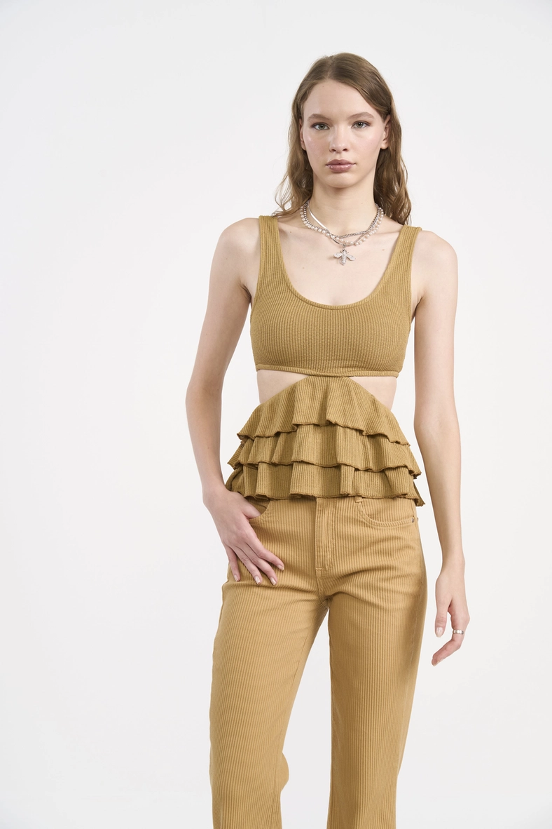 Blusa Cropped Camadas