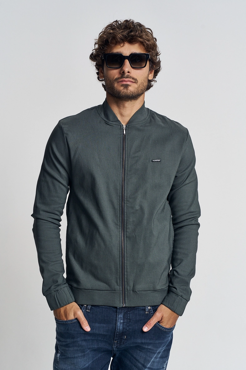 Jaqueta Moletom Masculina Comfort Verde 2