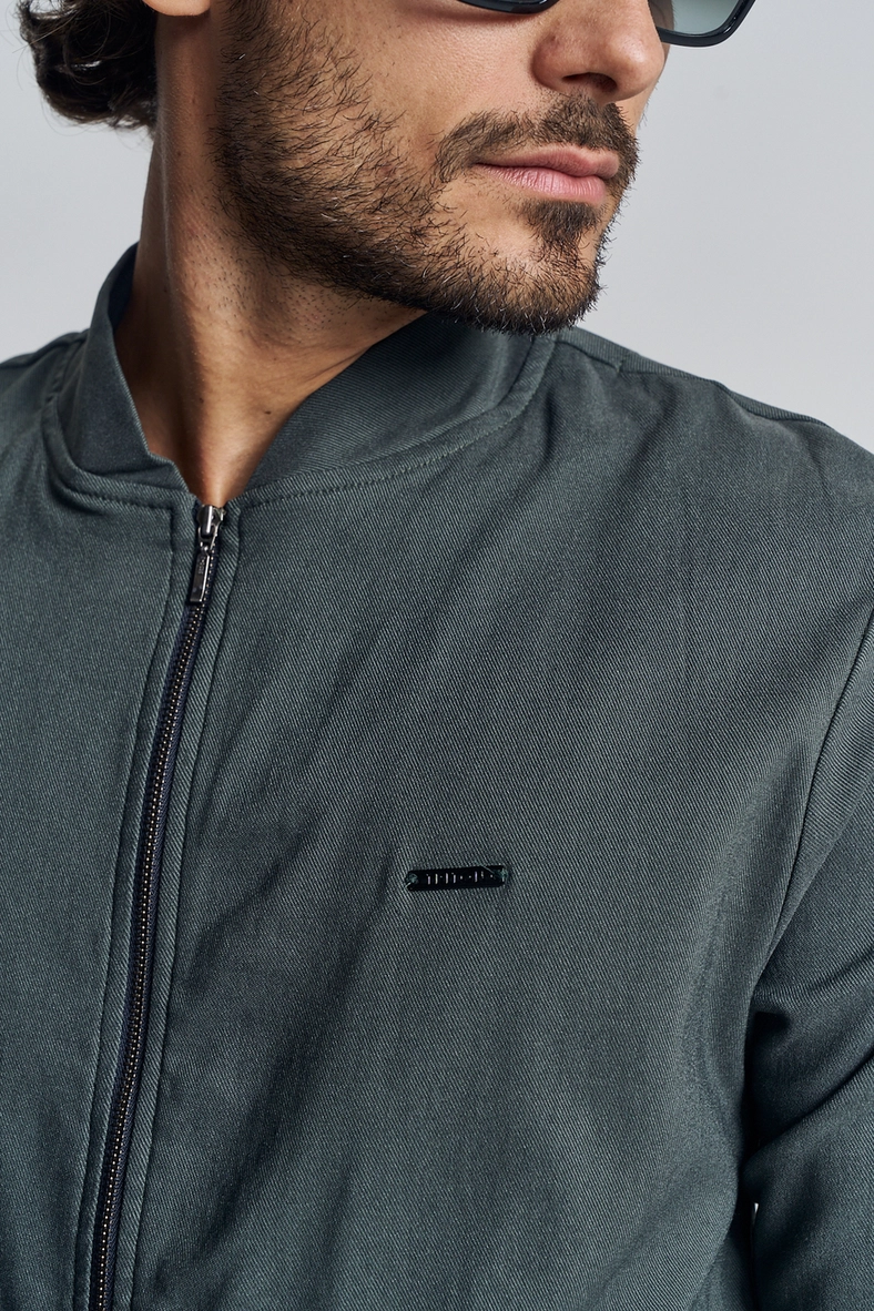 Jaqueta Moletom Masculina Comfort Verde 4