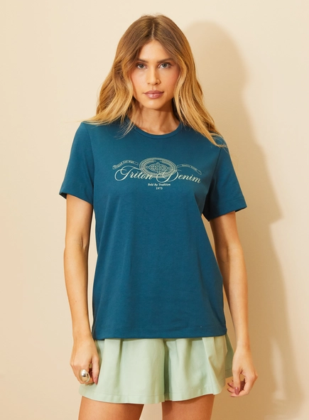 Camiseta Feminina Com Estampa - Comfort