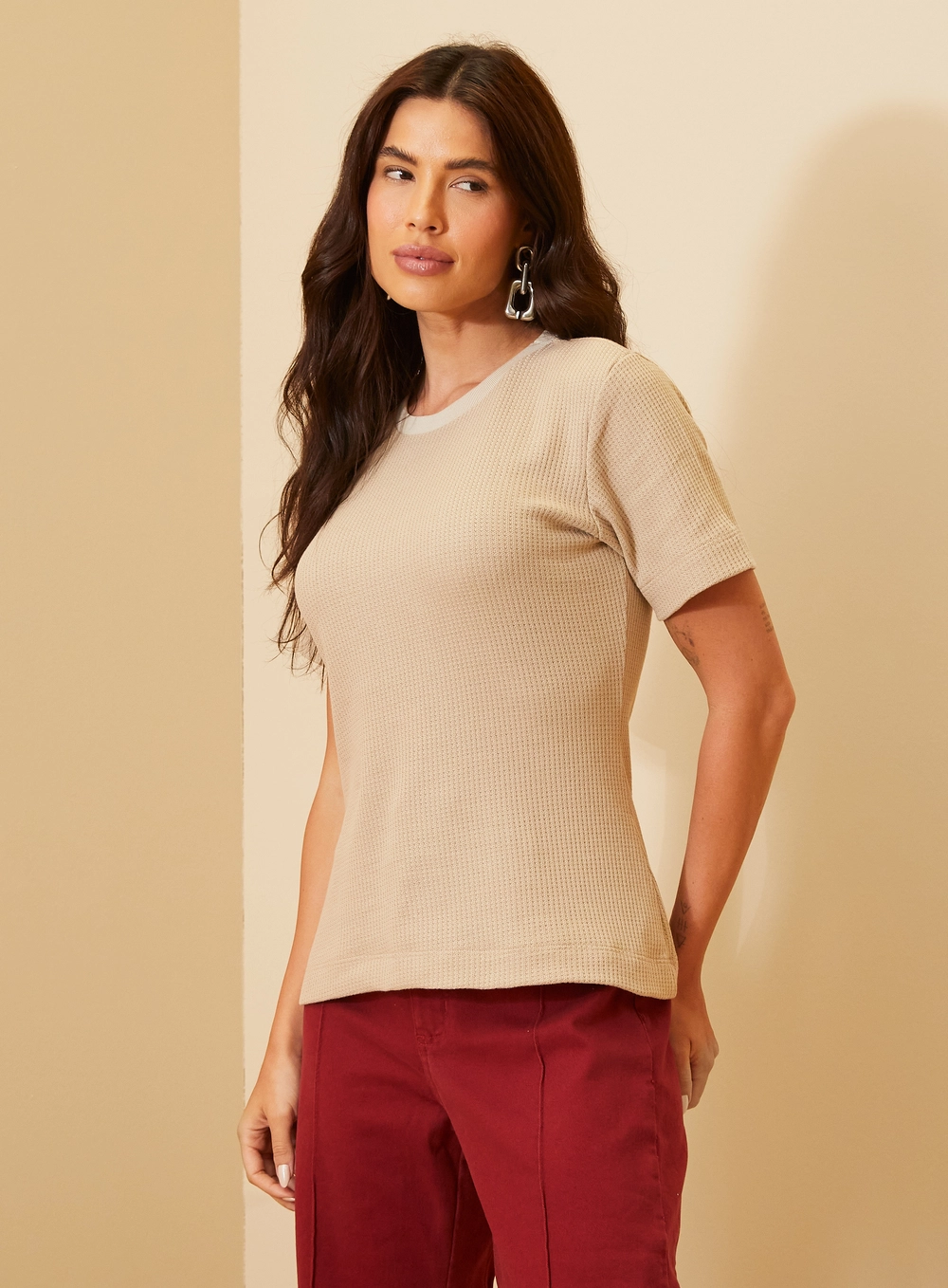 Camiseta Triton Bege 2