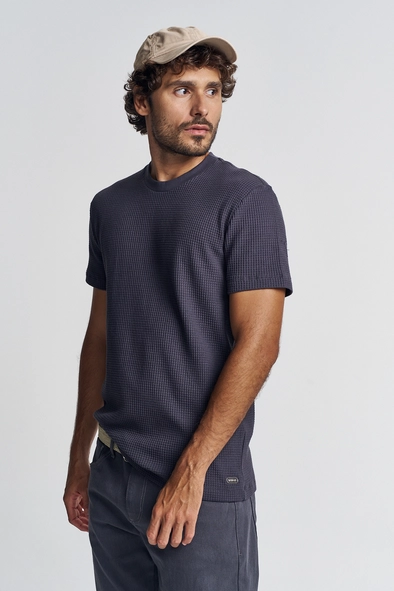 Camiseta Masculina Com Textura