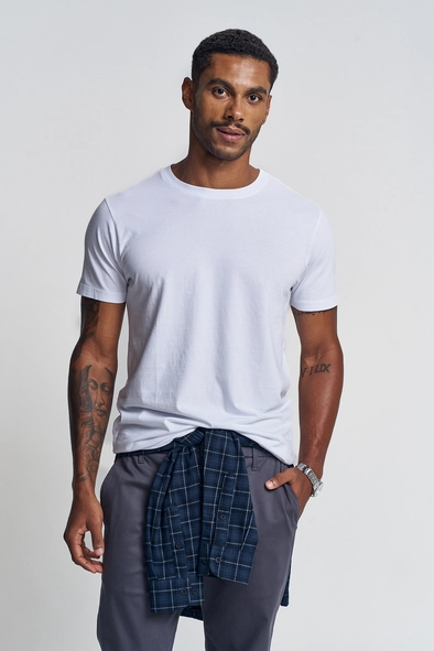 Camiseta Masculina Básica De Manga Curta