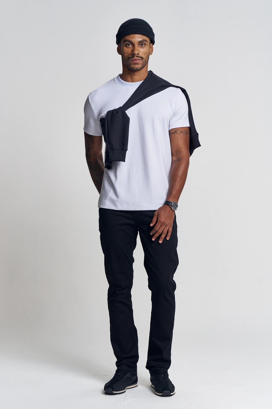Camiseta Masculina Minimalista - New Branco 4