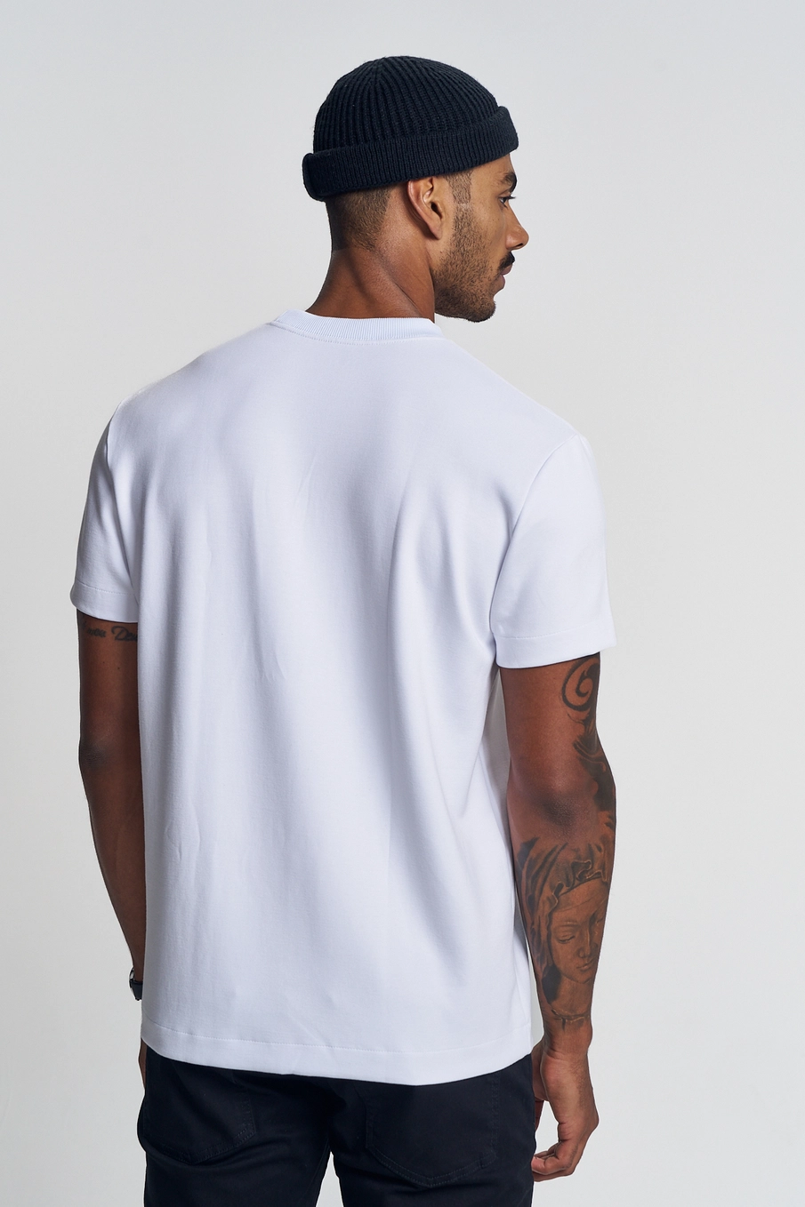 Camiseta Masculina Minimalista - New Branco 2