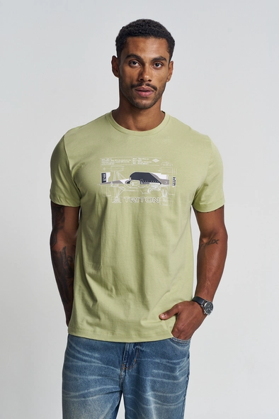 Camiseta Masculina Estampada - New