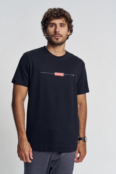 Camiseta Masculina Manga Curta Com Estampa