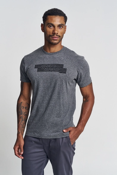 Camiseta Masculina Mesclada - Fit