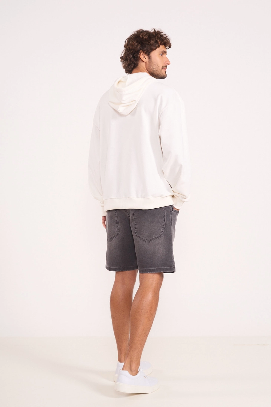 Blusão Moletom Com Capuz Varsity Off Shell