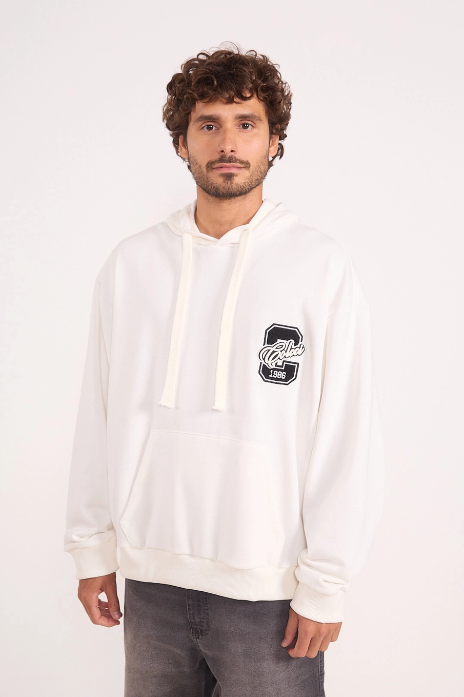 Blusão Moletom Com Capuz Varsity Off Shell