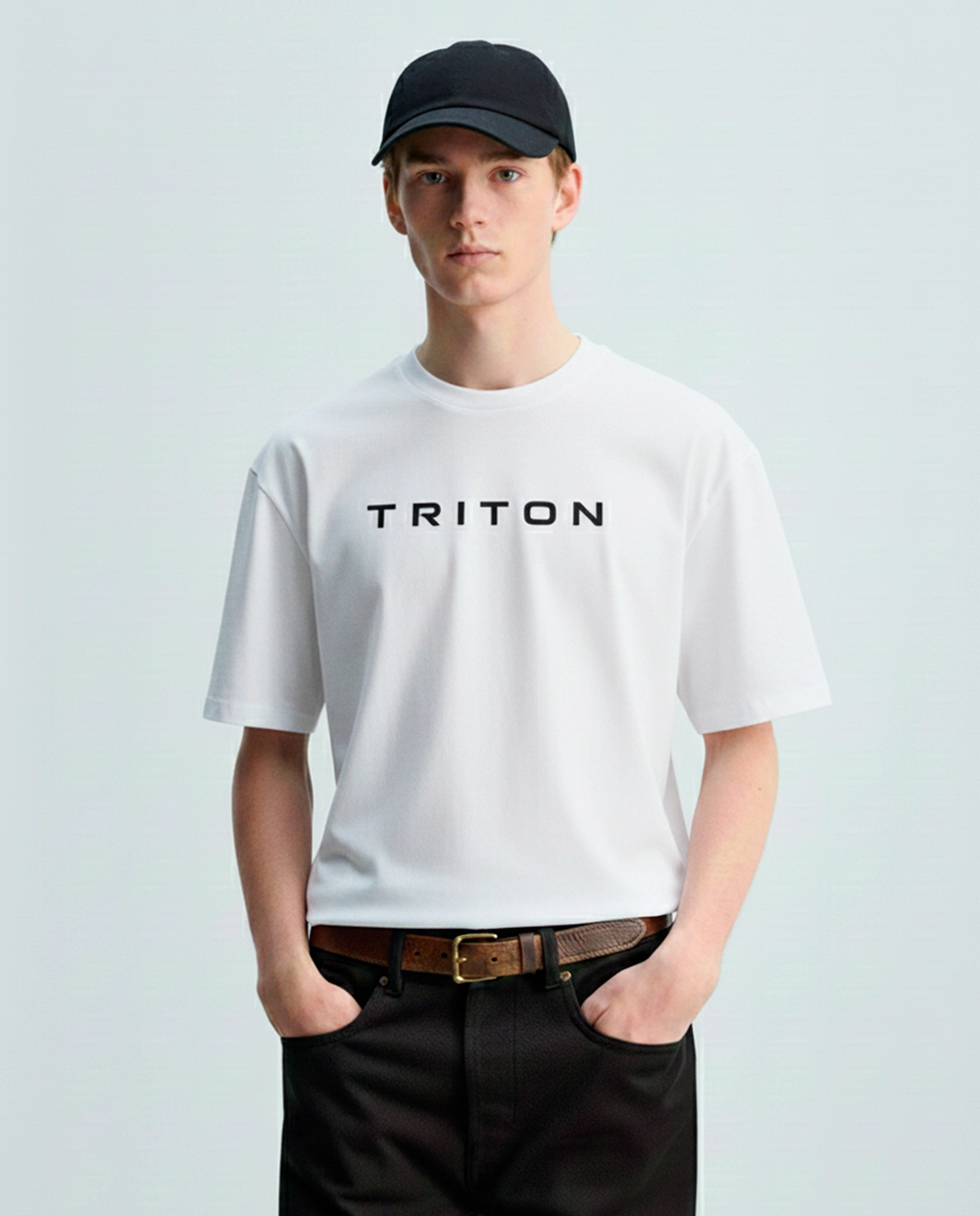 Camiseta Malha 1 Masculino Triton Branco 1